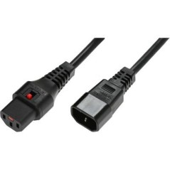 MicroConnect Extension Cord with IEC LOCK - Secure & Reliable Power Solution (PC1022)